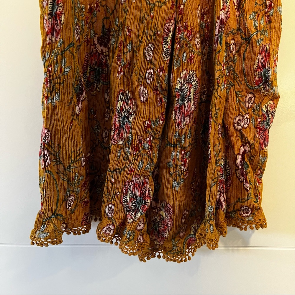 Patrons of Peace | Floral Mustard Jumpsuit - Picture 10 of 14